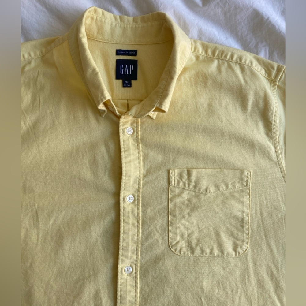 Gap Oxford Shirt - Spring Yellow - XL